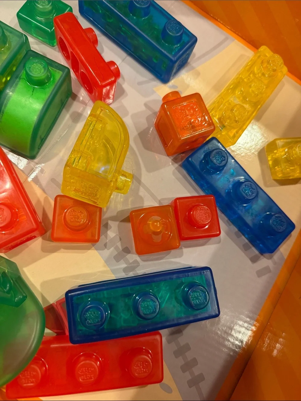 Jelly blox 30piece set construction site truck
